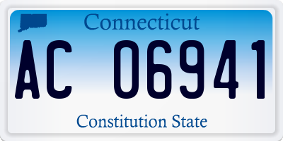 CT license plate AC06941