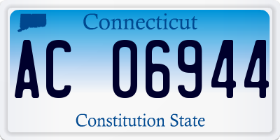 CT license plate AC06944