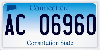 CT license plate AC06960