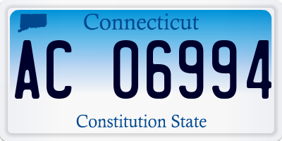 CT license plate AC06994