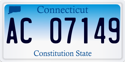 CT license plate AC07149