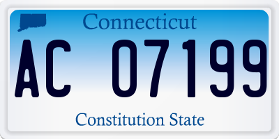 CT license plate AC07199