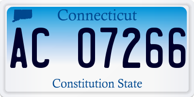 CT license plate AC07266