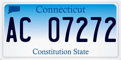 CT license plate AC07272