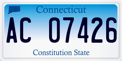CT license plate AC07426