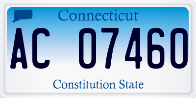 CT license plate AC07460