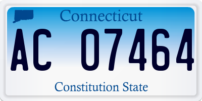 CT license plate AC07464