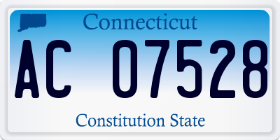 CT license plate AC07528
