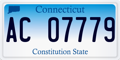 CT license plate AC07779