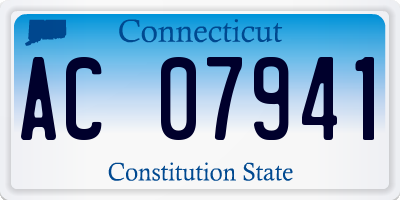 CT license plate AC07941