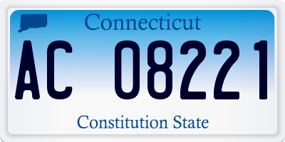 CT license plate AC08221