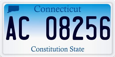 CT license plate AC08256