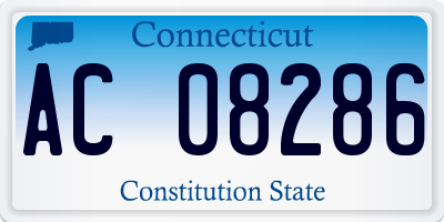 CT license plate AC08286