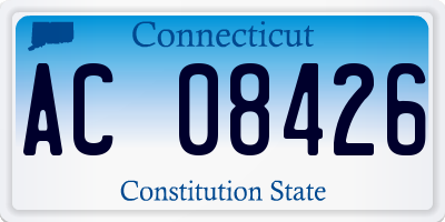 CT license plate AC08426