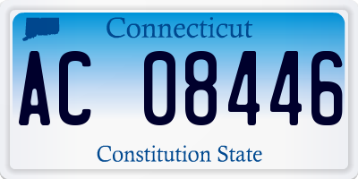 CT license plate AC08446