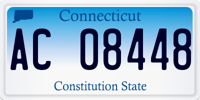 CT license plate AC08448