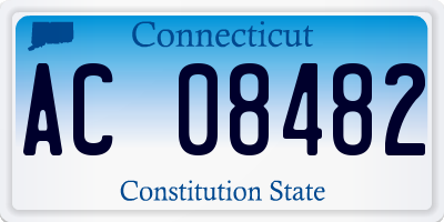 CT license plate AC08482