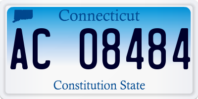 CT license plate AC08484