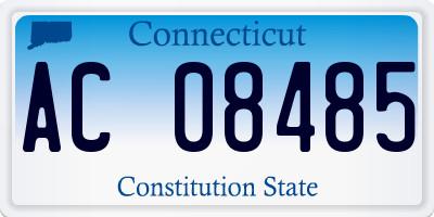 CT license plate AC08485