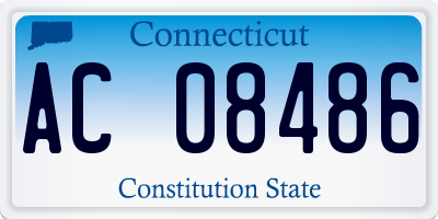 CT license plate AC08486