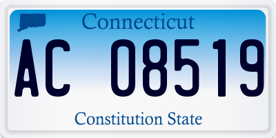 CT license plate AC08519