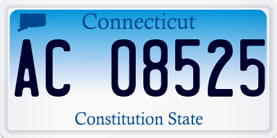 CT license plate AC08525