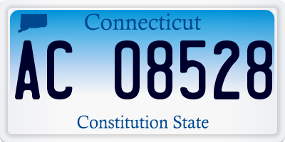 CT license plate AC08528