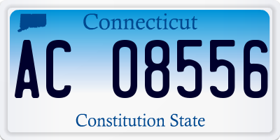 CT license plate AC08556