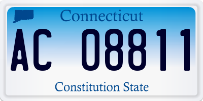 CT license plate AC08811