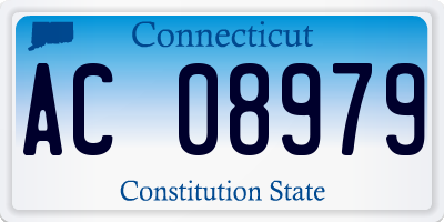 CT license plate AC08979