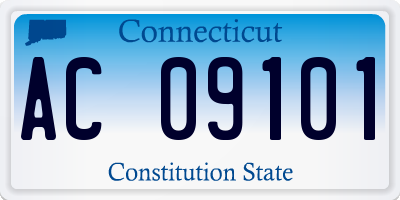 CT license plate AC09101