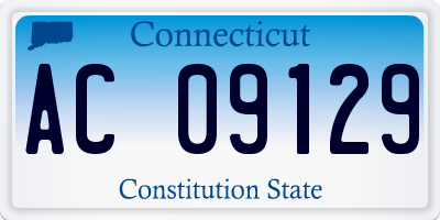 CT license plate AC09129