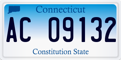 CT license plate AC09132