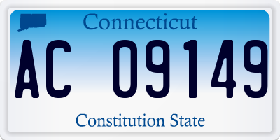 CT license plate AC09149
