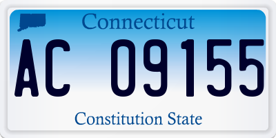CT license plate AC09155