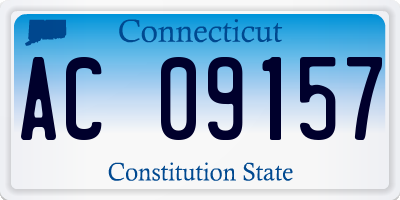 CT license plate AC09157