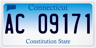 CT license plate AC09171