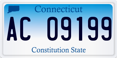 CT license plate AC09199