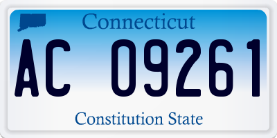 CT license plate AC09261