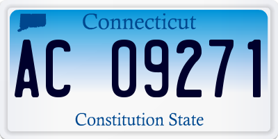 CT license plate AC09271