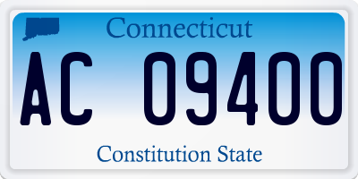 CT license plate AC09400
