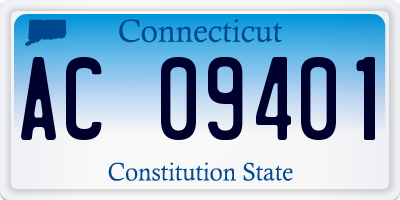 CT license plate AC09401