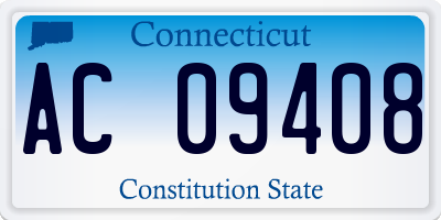 CT license plate AC09408