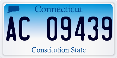 CT license plate AC09439