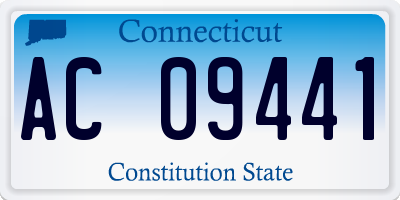 CT license plate AC09441