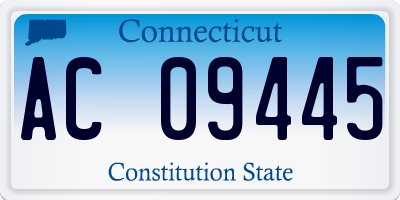 CT license plate AC09445