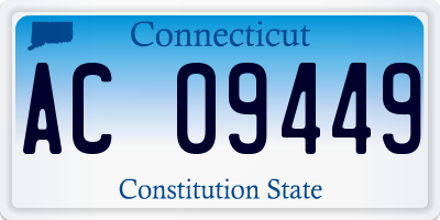 CT license plate AC09449
