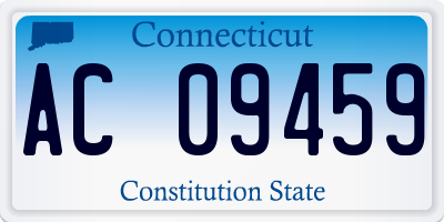 CT license plate AC09459