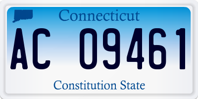 CT license plate AC09461