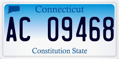 CT license plate AC09468